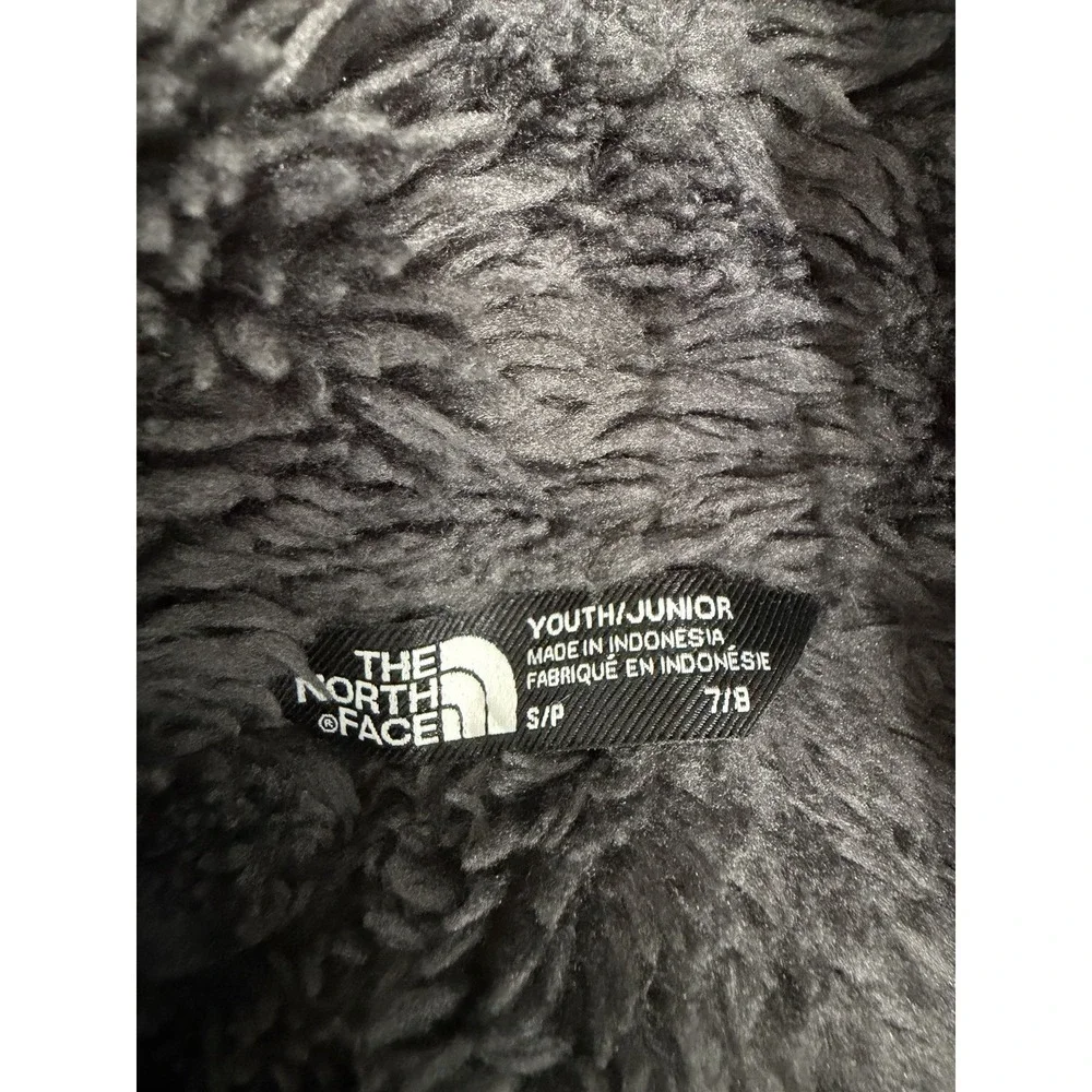The North Face 550  Boys Down  Hooded Jacket Gray Size S 7/8